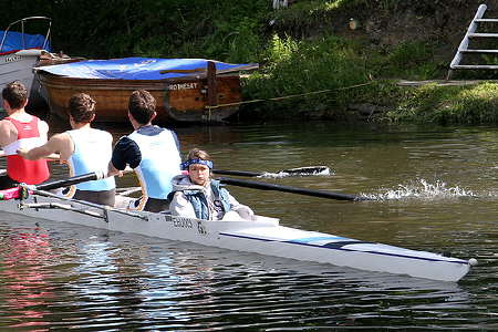 Bowloaded boat - the presence of any person in this photograph does not imply any type of sexual orientation