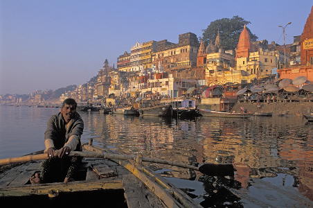 Rowing on the Ganges River