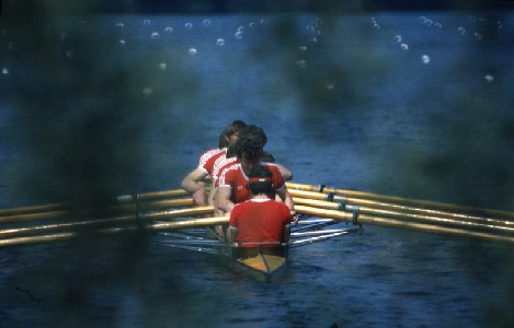 Rowing at Lucerne - the appearance of any person in this photograph does not imply any type of sexual orientation