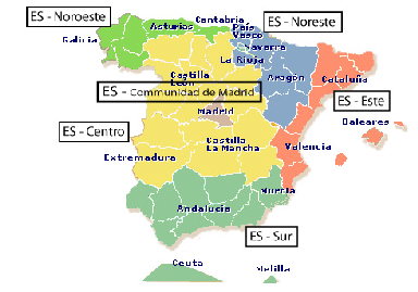 GLRF has created 6 regions in Espana for rowers to connect at a local level. Click on this map to see the regions.