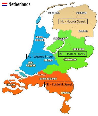 GLRF has created 4 regions in Nederland to build regional community and connect rowers at a local level. Click on this map to see the regions.