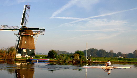 Rowing in the Dutch Canals