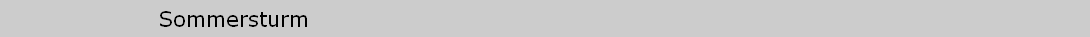 Sommersturm