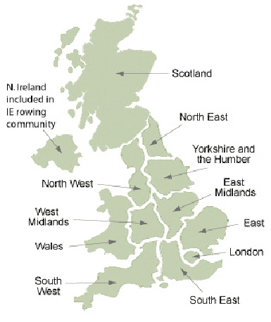 GLRF has created 11 regions in United Kingdom for rowers to connect at a local level. Click on this map to see the regions.